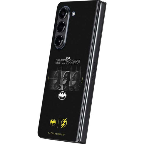 DC Comics The Flash Movie: I am Batman Past to Future Galaxy Z Fold5 5G Skin